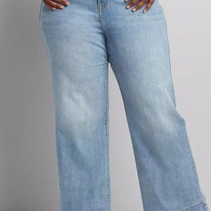 LANE BRYANT NWT WIDE LEG JEANS(read below!!) ~ 22